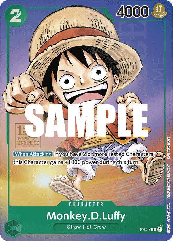 Monkey.D.Luffy (037) (1st Anniversary Tournament) (P-037)