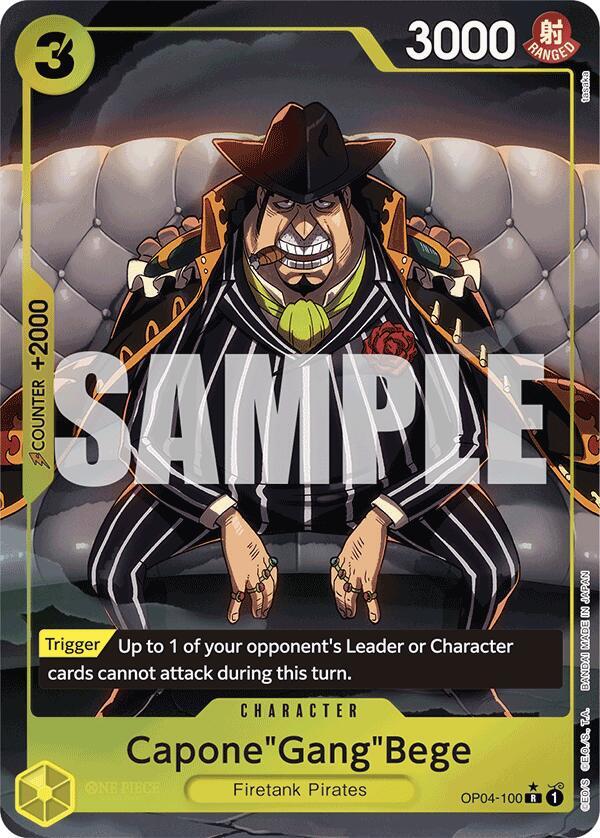 Capone "Gang" Bege (OP04-100) (Alternate Art) - Premium Booster -The Best- (PRB-01)