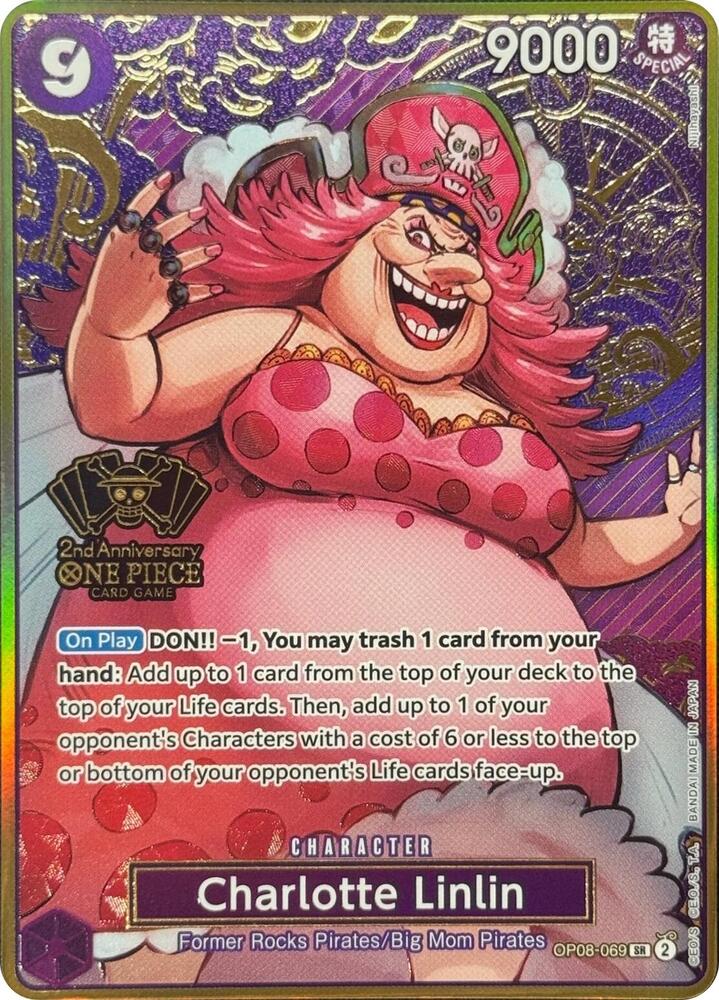 Charlotte Linlin (One Piece Japanese Version 2nd Anniversary Set) (OP08-069)