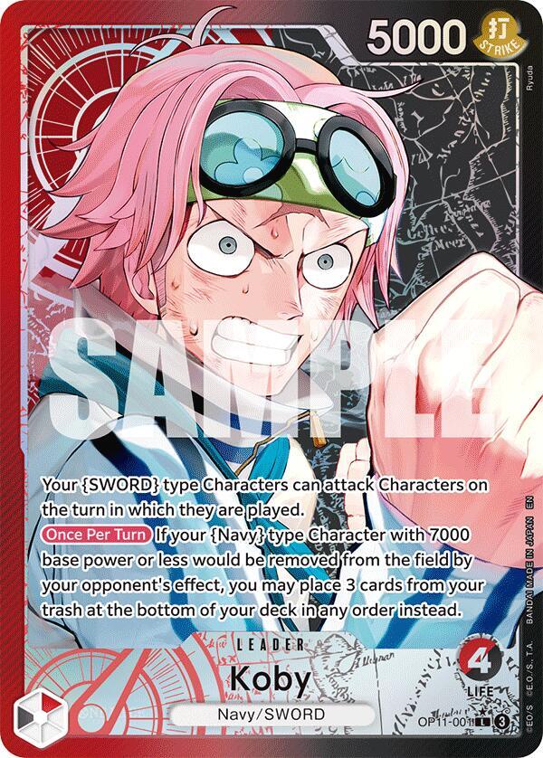 Koby (001) (Alternate Art) (OP11-001)