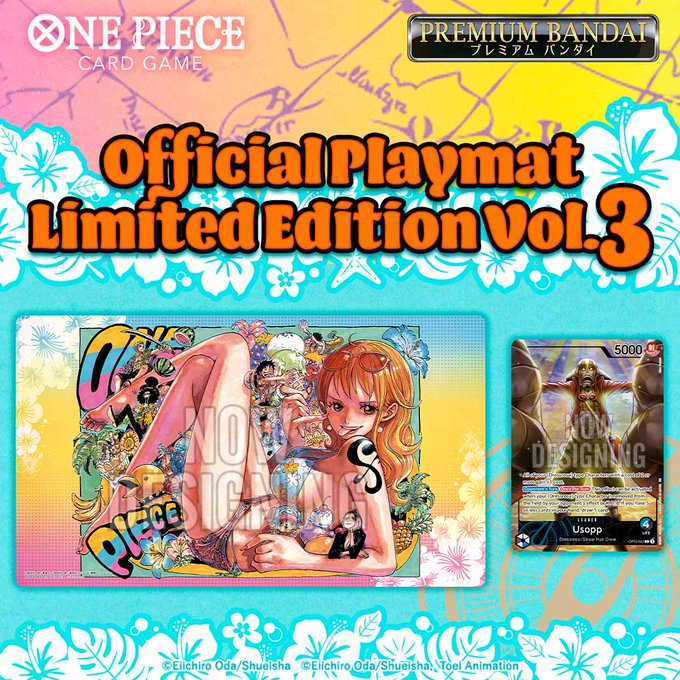 (Pre-Order) One Piece Trading Card Game - playmat - Premium Bandai limited edition Vol.3