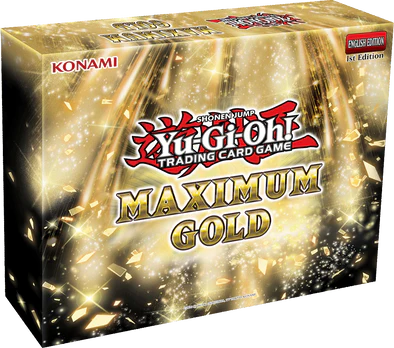 Yugioh Trading Card Game - Booster Box - Maximum Gold - 1st Edition - English