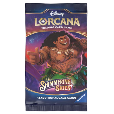 Disney Lorcana Trading Card Game - Booster Pack - Shimmering Skies - English