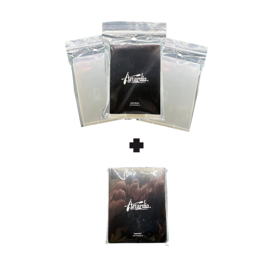 3 Pack Arcardia Sleeves & Top Loader Bundle