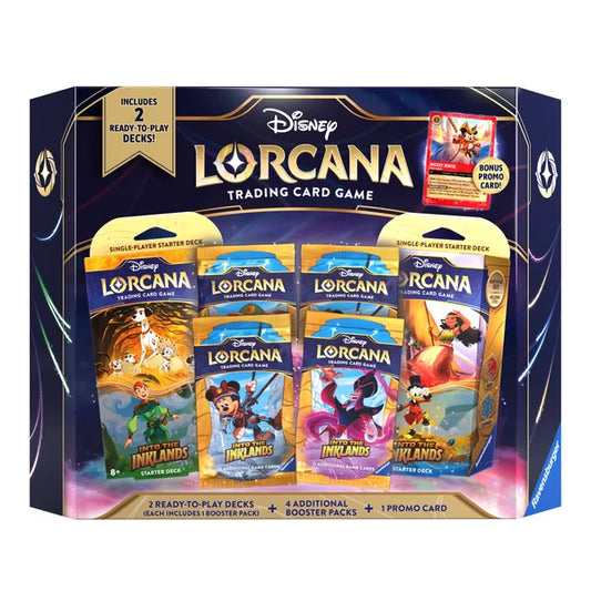 Disney Lorcana Trading Card Game - Starter Deck Bundle - Into the Inklands - English