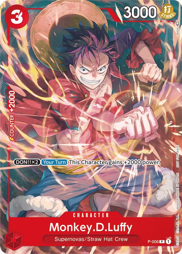 Monkey.D.Luffy - P-006 (Tournament Pack Vol. 1) (P-006)