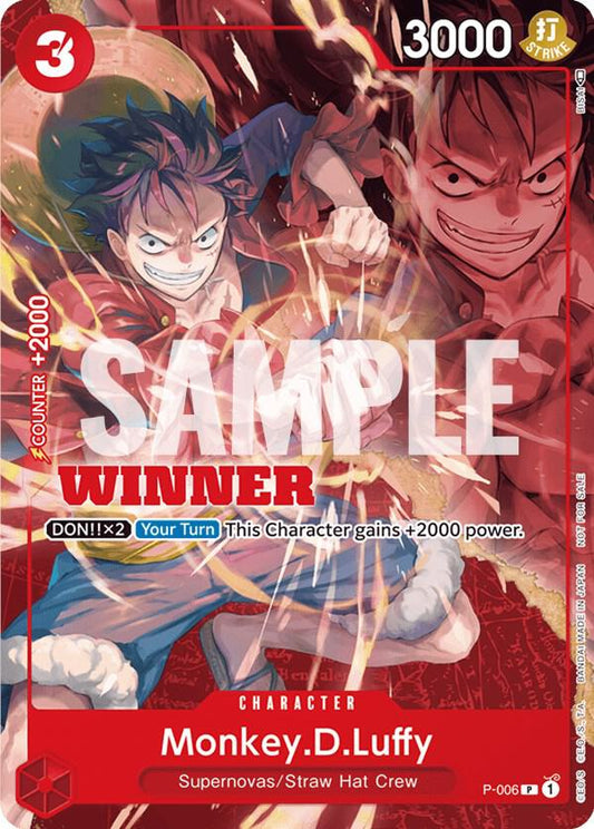 Monkey.D.Luffy - P-006 (Winner Pack Vol. 1) (P-006)