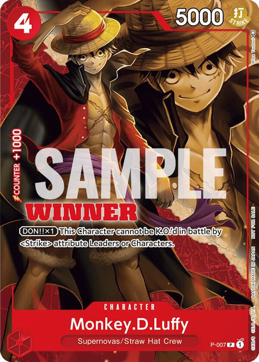 Monkey.D.Luffy - P-007 (Winner Pack Vol. 1) (P-007)