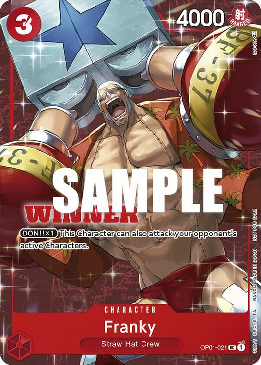 Franky (Tournament Pack Vol. 2) [Winner] (OP01-021)