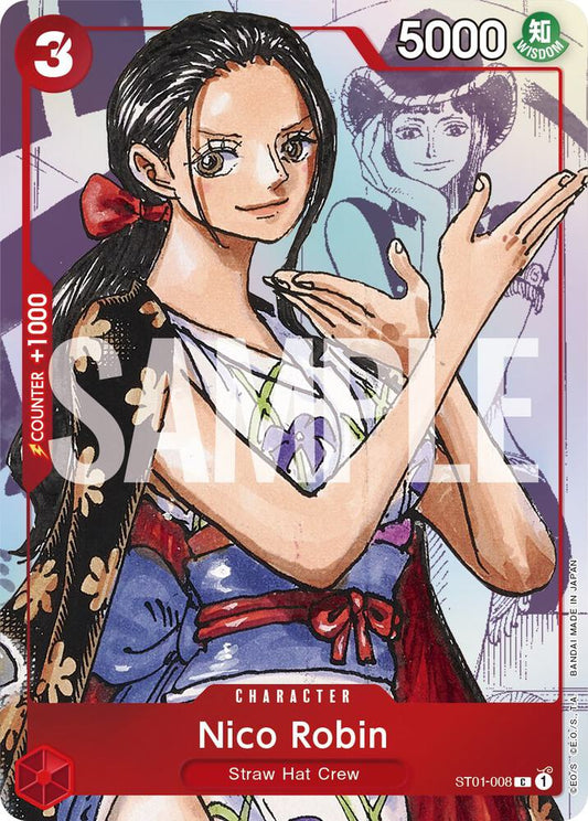 Nico Robin - ST01-008 (Alternate Art) (ST01-008)
