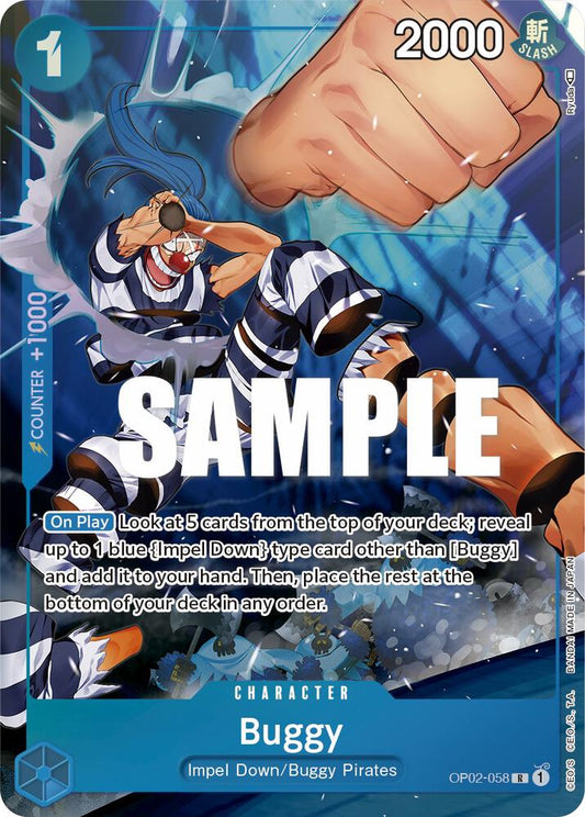 Buggy (Alternate Art) (OP02-058)