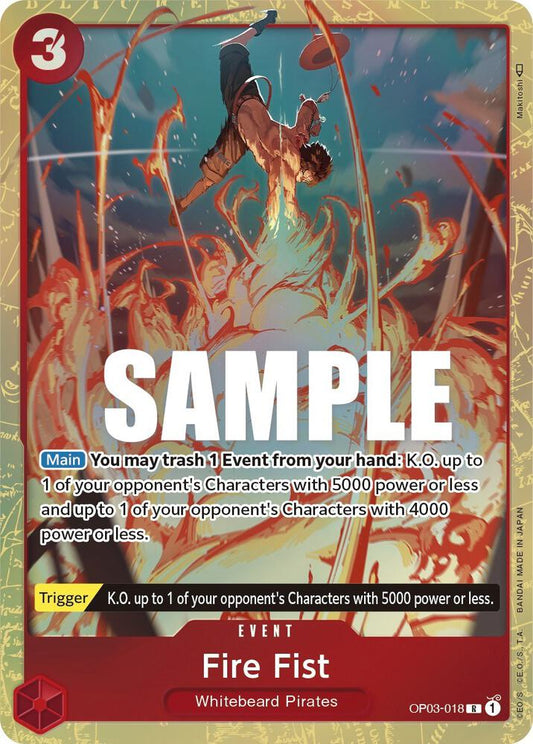 Fire Fist (Alternate Art) (OP03-018)