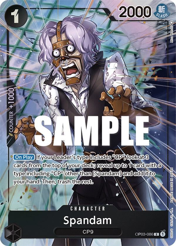 Spandam (Alternate Art) (OP03-086)