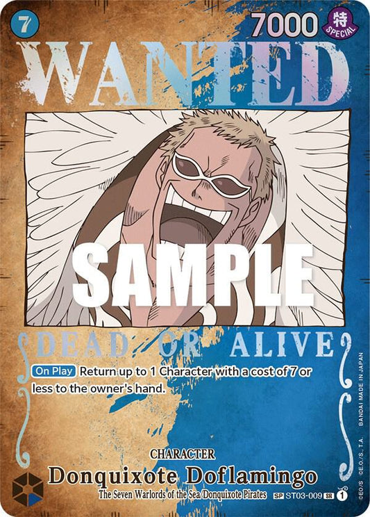 Donquixote Doflamingo (Wanted Poster) (ST03-009)