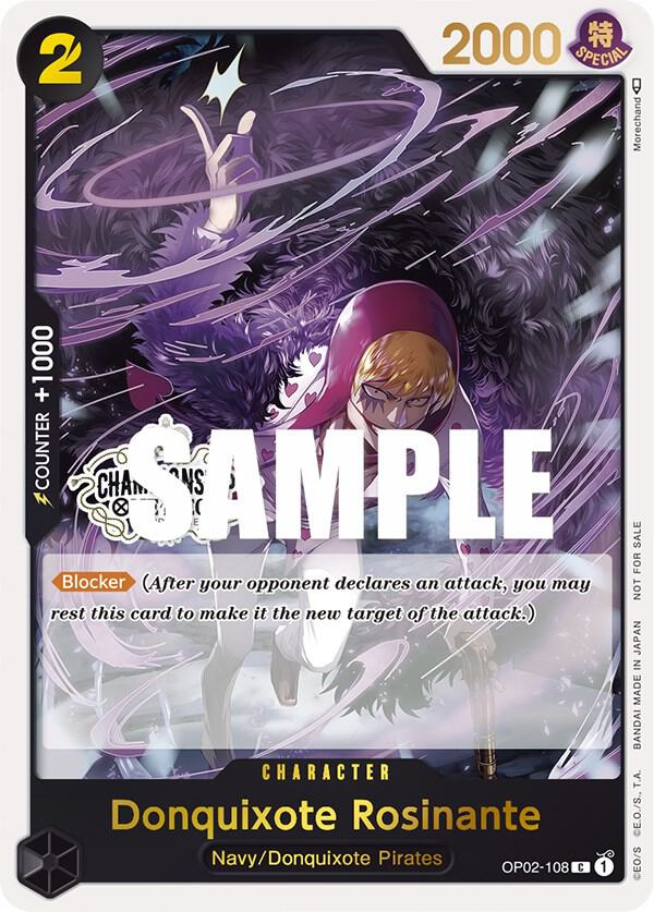 Donquixote Rosinante (Store Championship Participation Pack) (OP02-108)