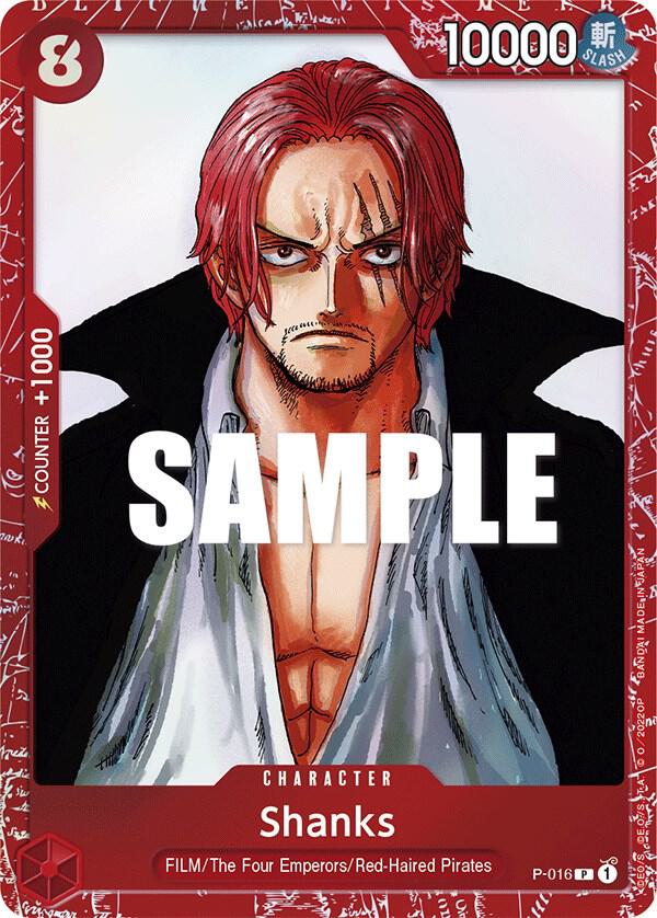 Shanks (Premium Card Collection -ONE PIECE FILM RED Edition-) (P-016)