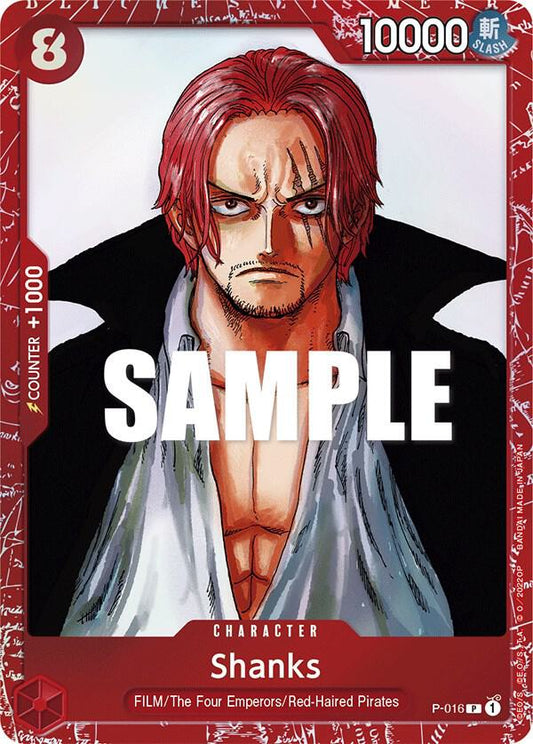 Shanks (Premium Card Collection -ONE PIECE FILM RED Edition-) (P-016)
