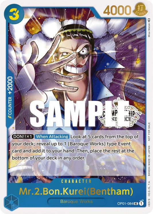 Mr.2.Bon.Kurei (Bentham) (Store Championship Participation Pack Vol. 2) (OP01-084)