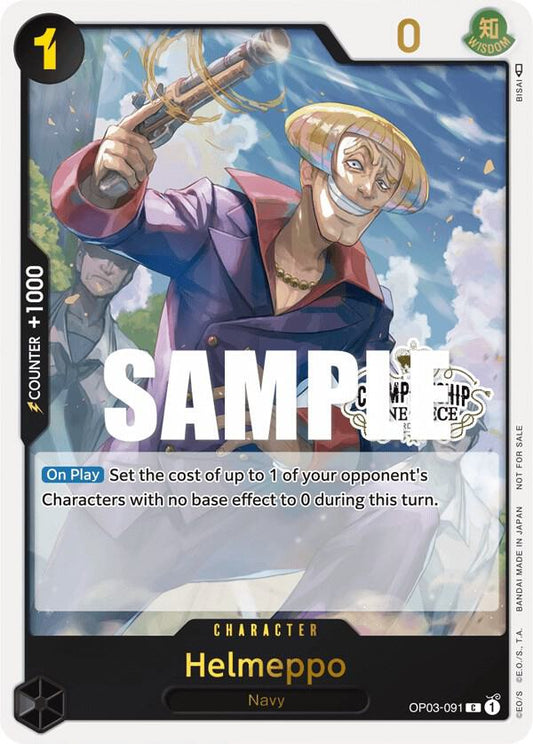 Helmeppo (Store Championship Participation Pack Vol. 2) (OP03-091)