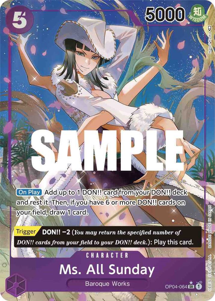 Ms. All Sunday (Alternate Art) (OP04-064)