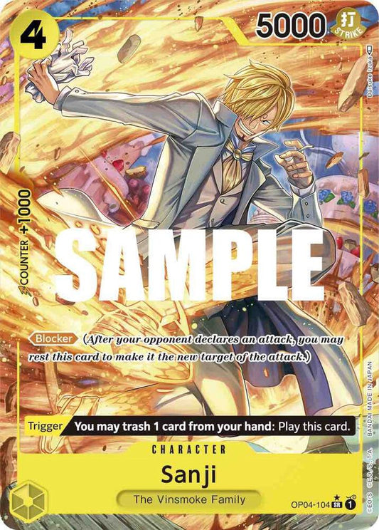 Sanji (104) (Alternate Art) (OP04-104)