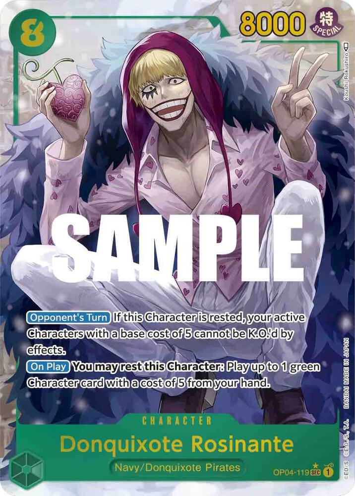 Donquixote Rosinante (Alternate Art) (OP04-119)