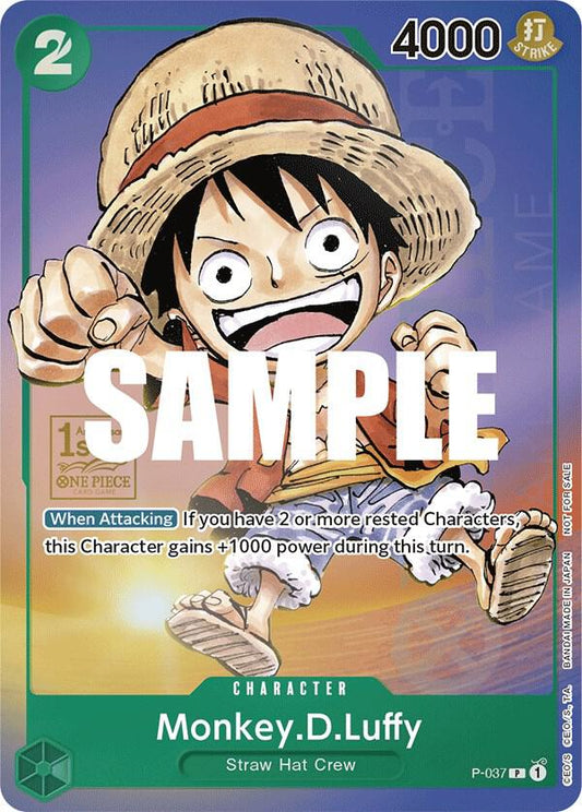 Monkey.D.Luffy (037) (1st Anniversary Tournament) (P-037)