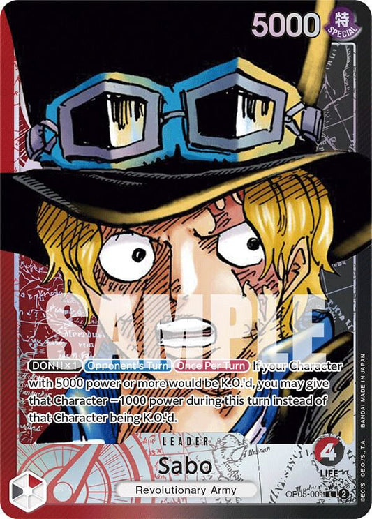 Sabo (001) (Alternate Art) (OP05-001)