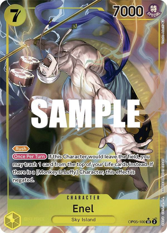 Enel (100) (Alternate Art) (OP05-100)