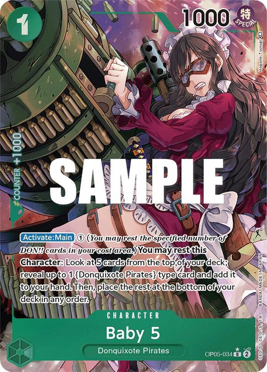 Baby 5 (034) (Alternate Art) (OP05-034)