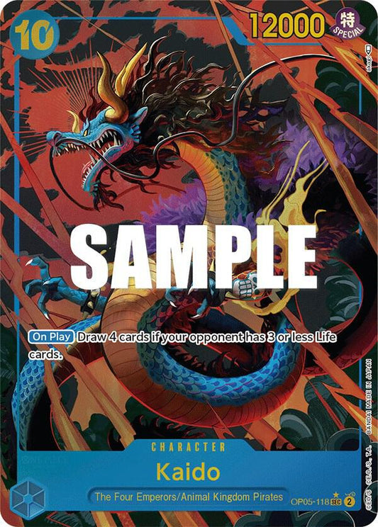 Kaido (118) (Alternate Art) (OP05-118)