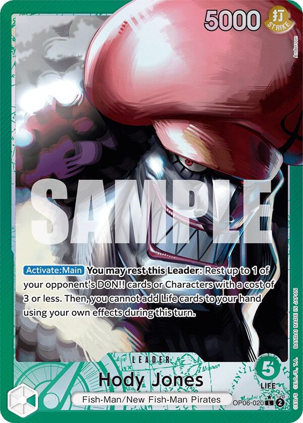 Hody Jones (020) (Alternate Art) (OP06-020)
