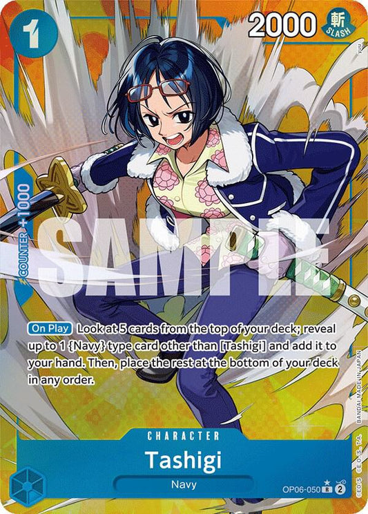 Tashigi (Alternate Art) (OP06-050)
