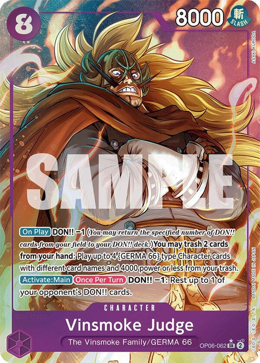 Vinsmoke Judge (Alternate Art) (OP06-062)