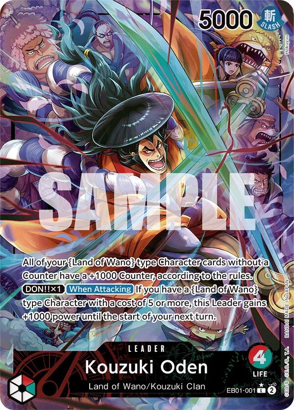 Kouzuki Oden (Alternate Art) - Extra Booster: Memorial Collection (EB-01)