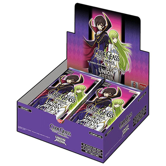 Union Arena Trading Card Game - Booster Box - UE04BT - Code Geass: LeLouch of the Rebellion - English