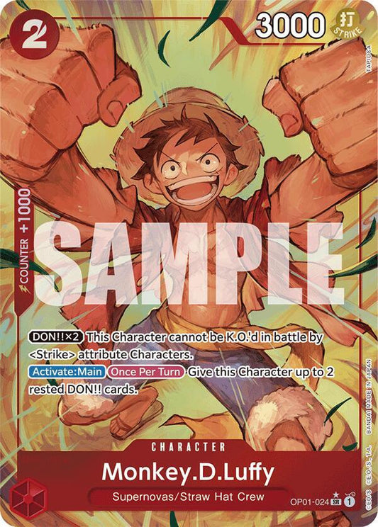 Monkey.D.Luffy (OP01-024) (Alternate Art) (OP01-024)