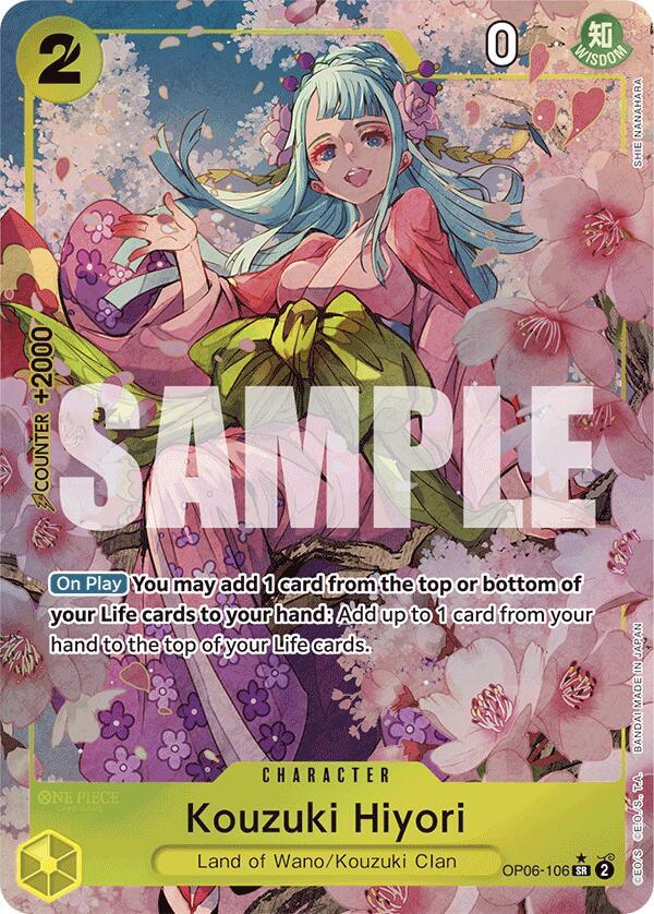 Kouzuki Hiyori (Alternate Art) (OP06-106)