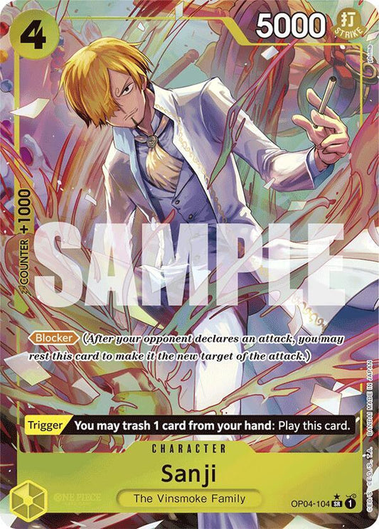 Sanji (OP04-104) (Alternate Art) (OP04-104)