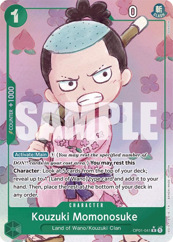 Kouzuki Momonosuke (Alternate Art) (OP01-041)