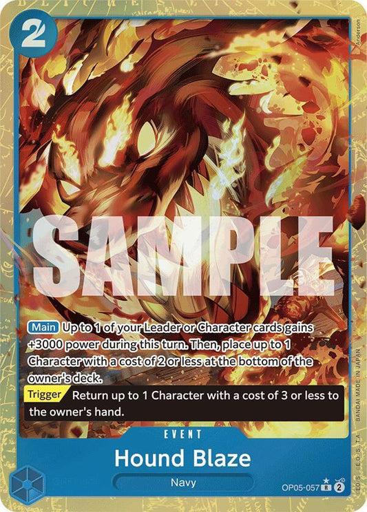 Hound Blaze (Alternate Art) (OP05-057)