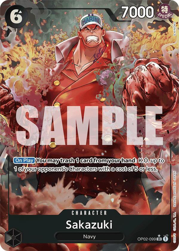 Sakazuki (Alternate Art) (OP02-099)