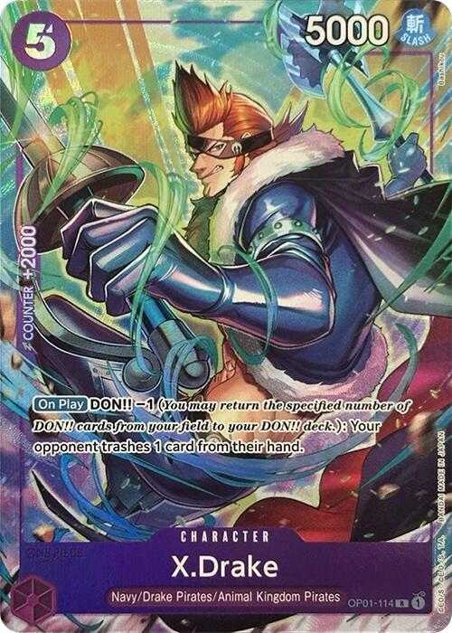 X.Drake (Premium Card Collection -Best Selection Vol. 2-) (OP01-114)