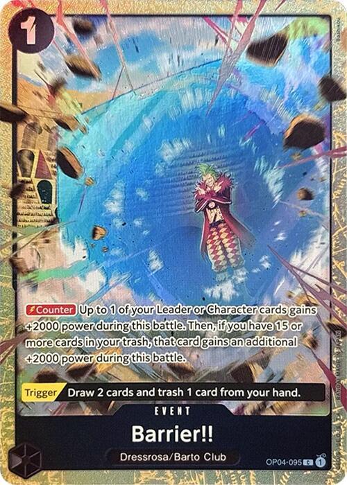 Barrier!! (Premium Card Collection -Best Selection Vol. 2-) (OP04-095)