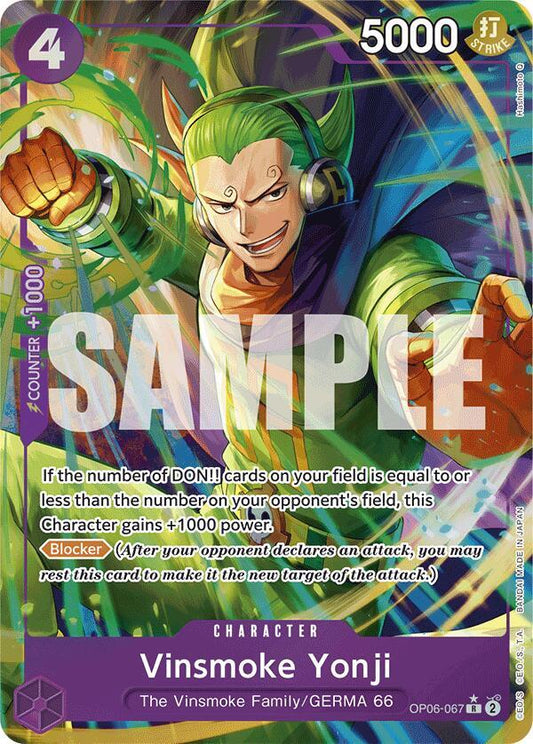 Vinsmoke Yonji (OP06-067) (Alternate Art) (OP06-067)