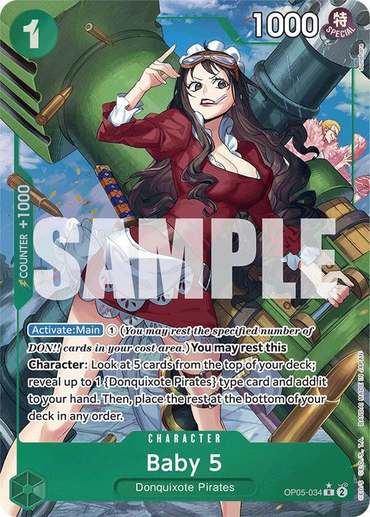 Baby 5 (OP05-034) (Alternate Art) (OP05-034)