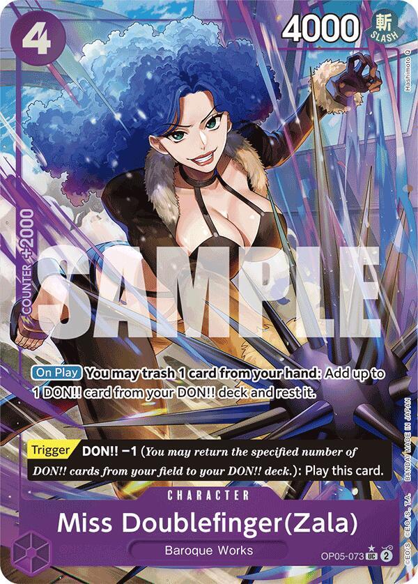 Miss Doublefinger(Zala) (Full Art) (OP05-073)