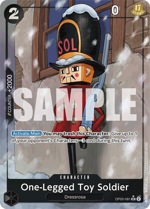 One-Legged Toy Soldier (Full Art) (OP05-081)