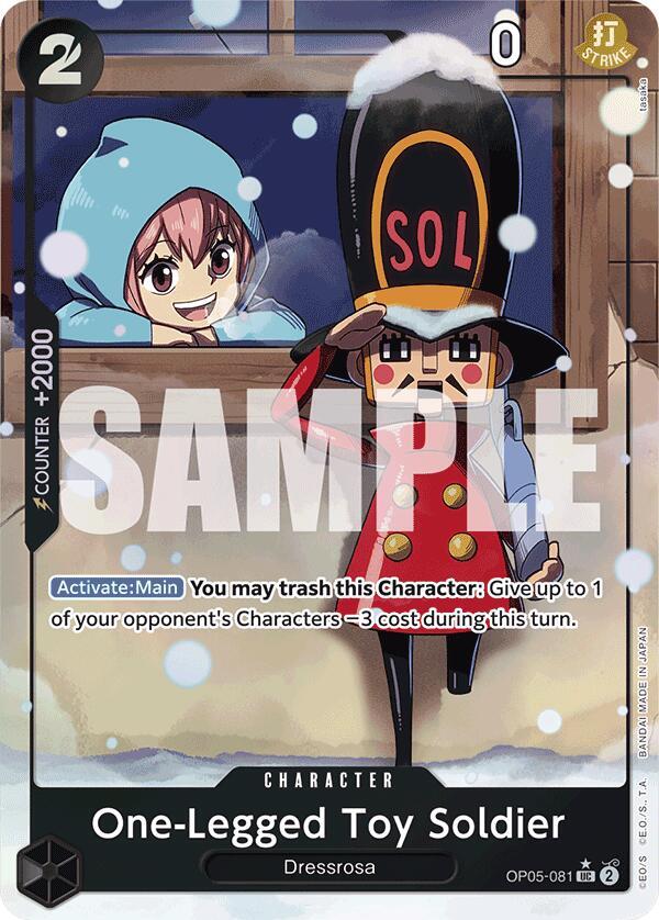 One-Legged Toy Soldier (Alternate Art) (OP05-081)