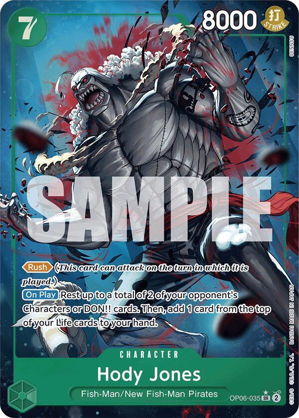 Hody Jones (Alternate Art) (OP06-035)